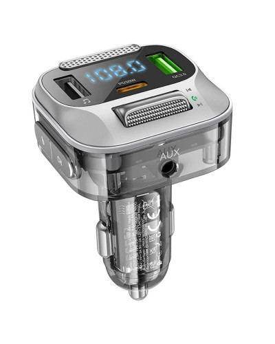 Hoco E75 Grey Avtomobil enerji toplama cihazı