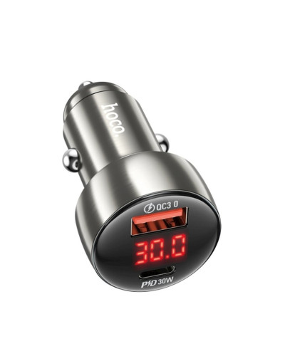 Hoco Z50 Leader Metal Grey Avtomobil enerji toplama cihazı
