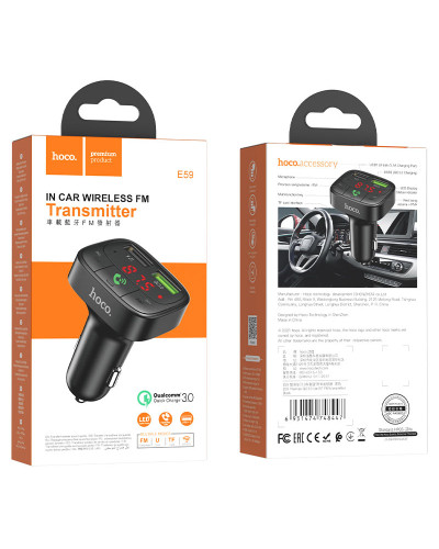 Hoco E59 Avtomobil FM transmitteri