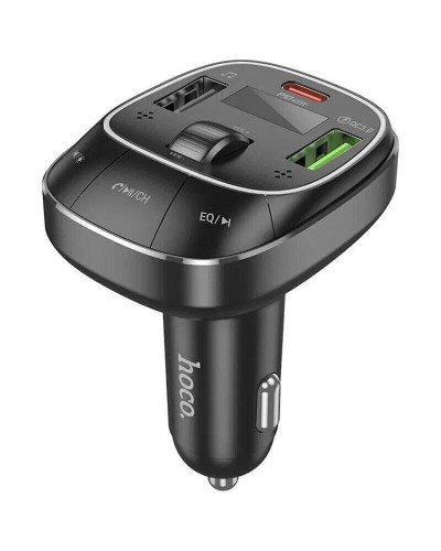Hoco E76 Black Avtomobil üçün FM transmitter