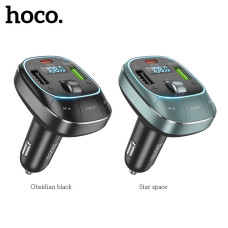 Hoco E76 Black Avtomobil üçün FM transmitter