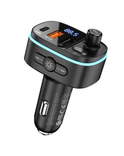 Hoco E62 Avtomobil şarj cihazı və FM ötürücü