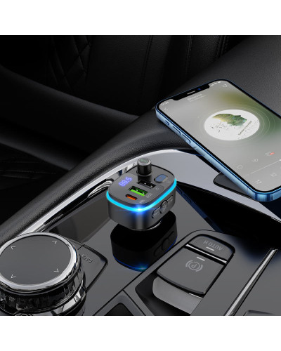 Hoco E62 Avtomobil şarj cihazı və FM ötürücü