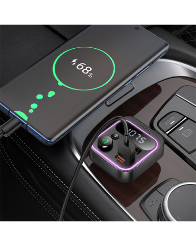 Hoco E85 38W with PD+QC FM transmitter