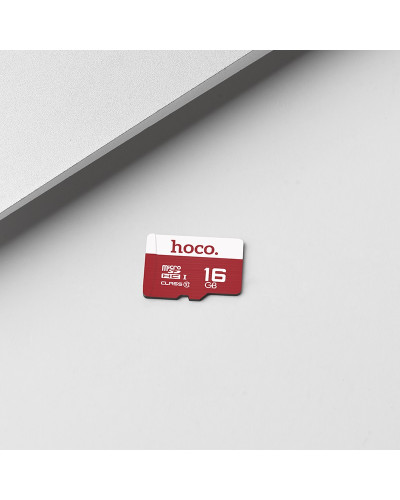 Hoco 16GB MicroSDHC 10 Class Red Yaddaş kartı