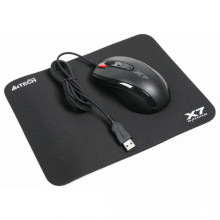 Игровая мышь +коврик A4Tech X-7120