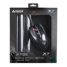 Игровая мышь +коврик A4Tech X-7120