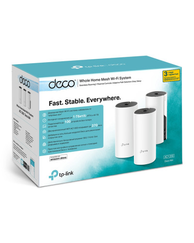 AC1200 TP-Link Deco M4 Mesh Sistemi (3-pack)