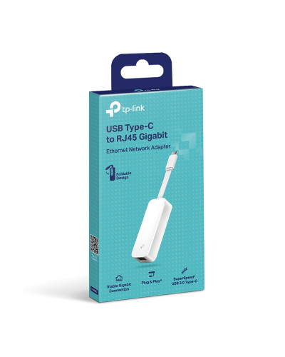 Şəbəkə Adapteri USB Type‑C/RJ45 Gigabit Ethernet TP-Link UE300C