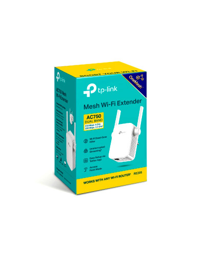 AC750 Wi-Fi Siqnal Gücləndiricisi TP-Link RE205