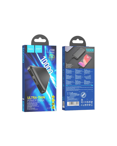 Hoco J100 10000 mAh Black Xarici akkumlyator