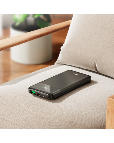 Hoco J102 10000 mAh Black Xarici akkumlyator