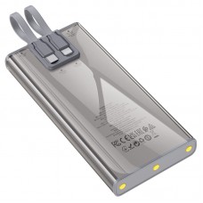 Hoco J104 10000 mAh Gray Xarici akkumlyator