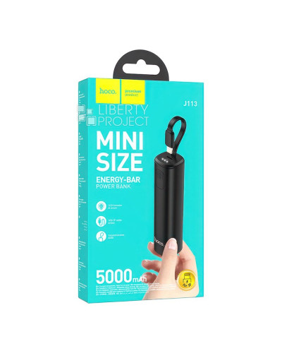 Hoco J113 5000 mAh Black Xarici akkumulyator