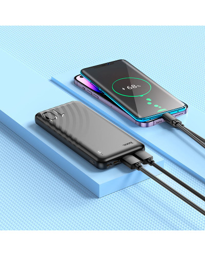 Hoco J123 Element 10000 mAh Black Xarici akkumlyator