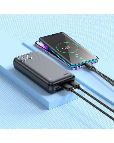 Hoco J123A Element 20000 mAh Black Xarici akkumlyator