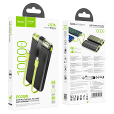 Hoco J127A Mecha 10000 mAh 20W Black Xarici akkumlyator