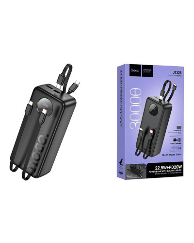 Hoco J132B 30000 mAh Black Xarici akkumulyator