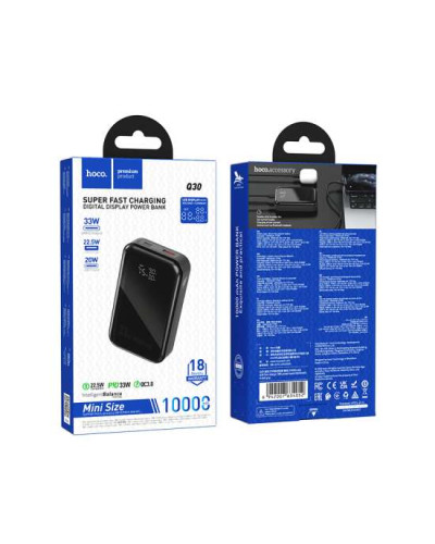 Hoco Power Bank Q30 Fast Charge 10000 mAh PD Xarici akkumulyator