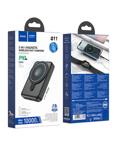 Hoco Q11 Expressar 10000 mAh Black Xarici akkumulyator