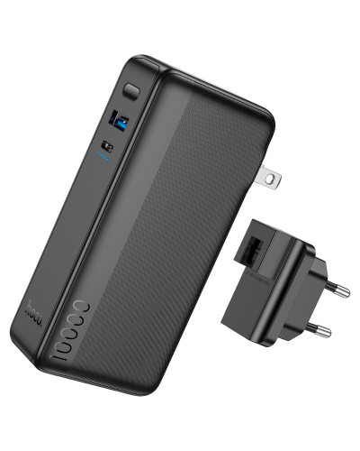 Hoco Q16 PD20W Friendly 10000 mAh Black Xarici akkumlyator