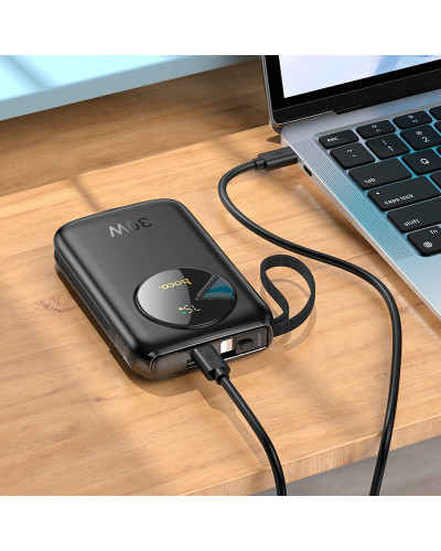 Hoco Q19 Lucky 10000 mAh Black Xarici akkumlyator