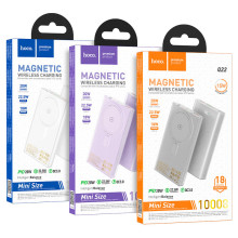 Hoco Q22 Taurus 22.5W 10000 mAh White Внешний аккумулятор