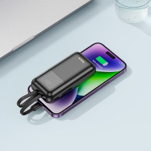 Hoco Q25 Graceful 10000mAh Black Внешний аккумулятор