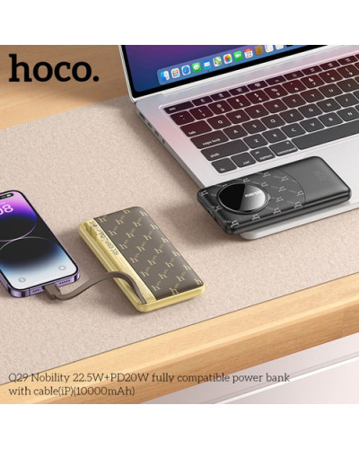 Hoco Q29 10000 mAh Black Xarici akkumulyator