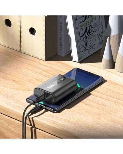 Hoco Q3 10000 mAh Black Xarici akkumulyator