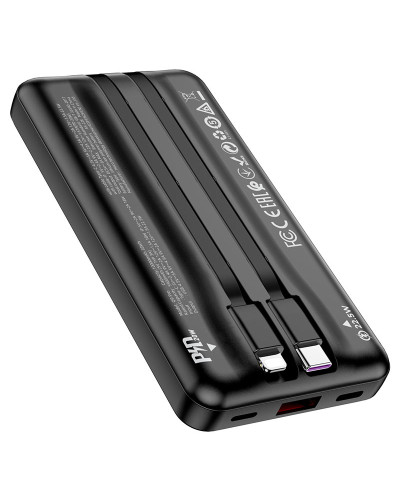 Hoco Q9 Pro Shell 10000 mAh Black Xarici akkumulyator