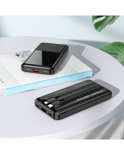 Hoco Q9 Pro Shell 10000 mAh Black Xarici akkumulyator