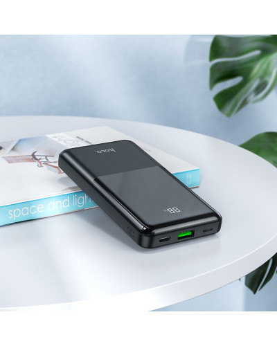 Hoco Q9 Shell 10000 mAh Black Xarici akkumulyator