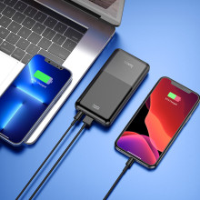 Hoco Q9 Shell 10000 mAh Black Xarici akkumulyator