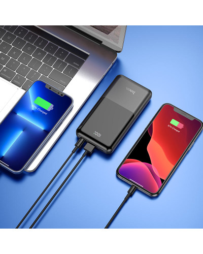 Hoco Q9 Shell 10000 mAh Black Xarici akkumulyator