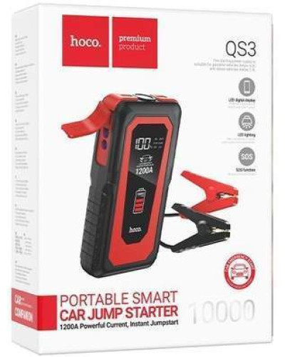 Hoco QS3 10000 mAh Black/Red Xarici akkumulyator