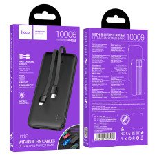 Hoco J118 Speed Energy 10000mAh Black Xarici akkumlyator