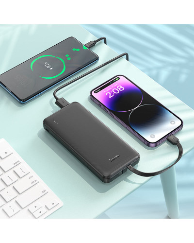 Hoco J118 Speed Energy 10000mAh Black Xarici akkumlyator